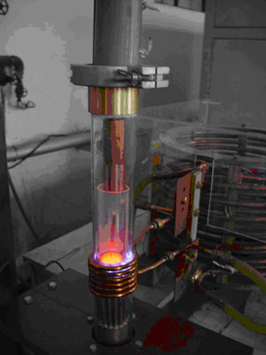 水冷铜坩埚电磁悬浮净化熔炼装置（自制）